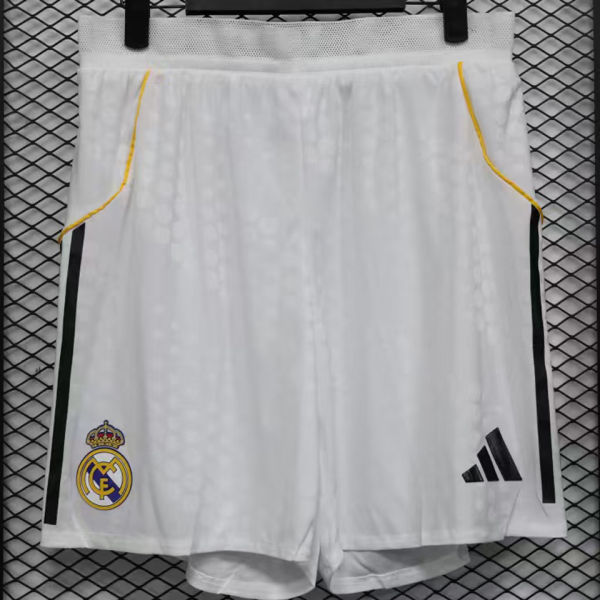 2025/26 RM Home White Player Version Shorts Pants 球员版