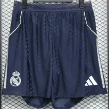 2025/26 RM Away Black Player Version Shorts Pants 球员版
