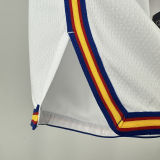 2025/26 Warriors White Retro NBA  Pants