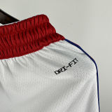 2025/26 Warriors White Retro NBA  Pants