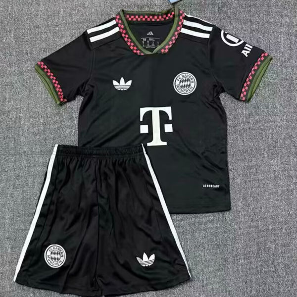 2025/26 BFC Third Black Kids Soccer Jersey