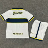 1996/97 Boca Away White Retro Kids Soccer Jersey