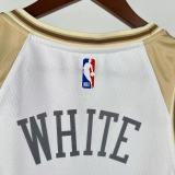 2025/26 Bulls WHITE #0 White City Edition NBA Jerseys