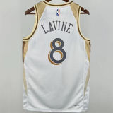2025/26 Bulls LAVINE #8 White City Edition NBA Jerseys