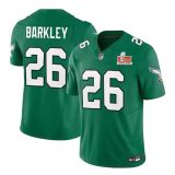 NFL Philadelphia Eagles PHILADELPHIA EAGLES No. 26 BARKLEY olive jersey short sleeved