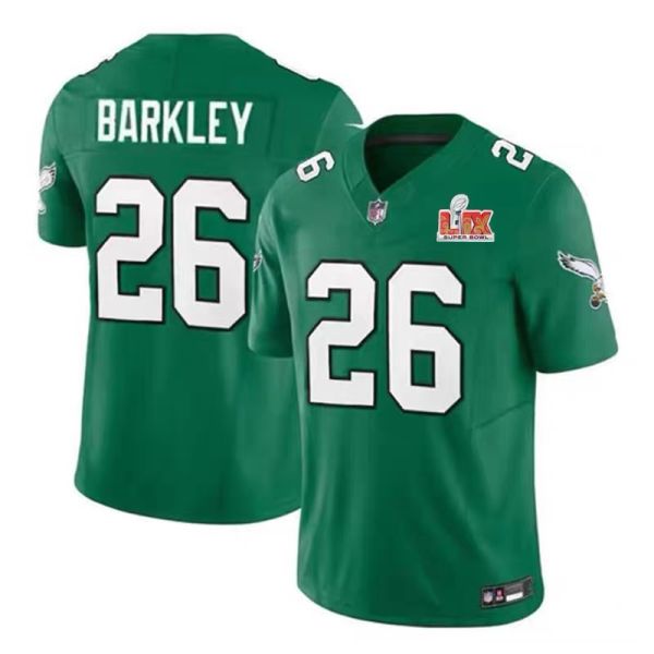 NFL Philadelphia Eagles PHILADELPHIA EAGLES No. 26 BARKLEY olive jersey short sleeved