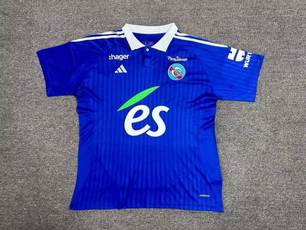 2024/25 Strasbourg Home Blue Soccer Jersey