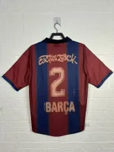 #2 BARCA  2025/26 BA Joint Edition Cactus Jack  Fans Soccer Jersey