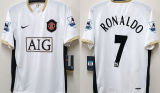 2006/07 M Utd Away White Retro Player Version Soccer Jersey 球员版