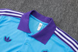 2025/26 RM Light Blue POLO Retro Sweater Tracksuit