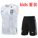 2025/26 Brazil  Kids Vest Training Jersey (A Set)