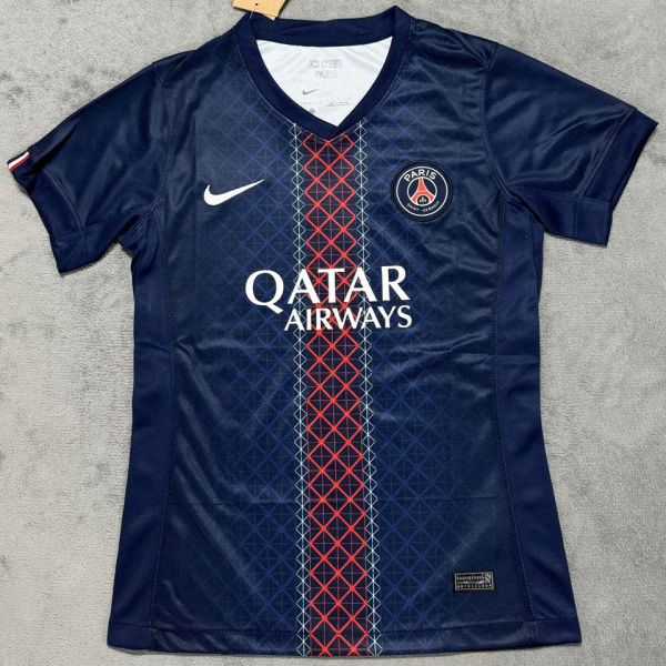 2025/26 PSG 1:1 Quality Home Blue Women Soccer Jersey 女