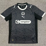 2025/26 ST Pauli Third Black Fans Soccer Jersey  圣保利