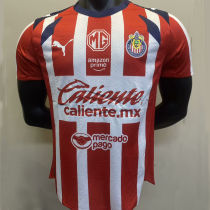 2025/26 Chivas Home Red White Player Version Soccer Jersey