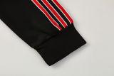 2025/26 M Utd Black Jacket Tracksuit