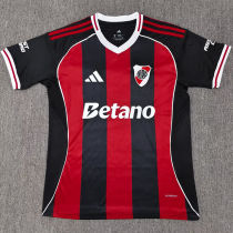 2025/26 River Plate Away Fans Soccer Jersey 带胸前广告
