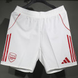 2025/26 ARS Home White Player Version Shorts Pants  (A+球员版)