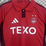 2025/26 Aberdeen Home Red Fans Jersey 阿伯丁/ 阿拉丁