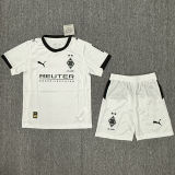 2025/26 Monchengladbach Home White Kids Soccer Jersey