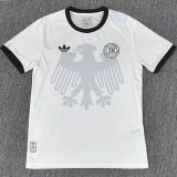 2025/26 Germany 125Th Special Edition White Fans Jersey 胸前有暗纹