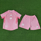 2025/26 Algeria Special Edition Pink Player Version Kids Jersey 球员版童装