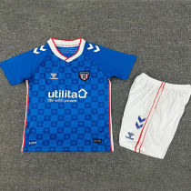 2025/26 Sunderland Away Blue Kids Soccer Jersey