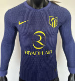 2025/26 ATM Away Player Version Long Sleeve Soccer Jersey
