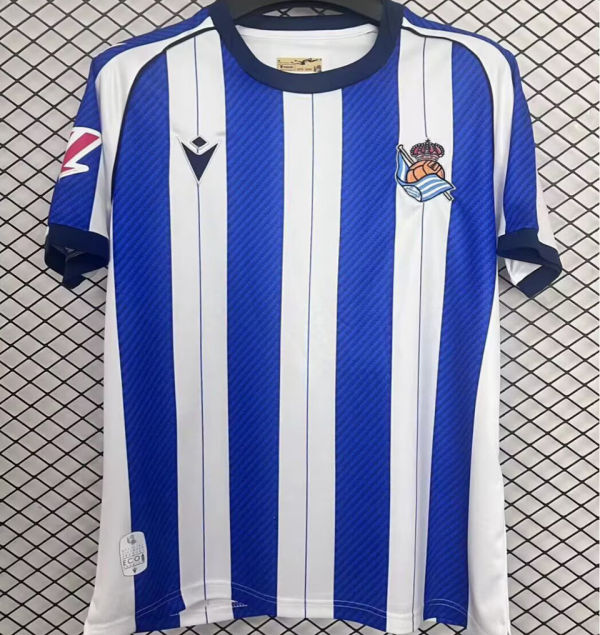 2025/26 Real Sociedad Home Fans Soccer Jersey