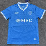 2025/26 Napoli Home Blue Fans Soccer Jersey