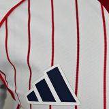 2025/26 ARS White Baseball Player Version T-Shirt  硅胶版