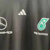 2025/26 Mercedes AMG Petronas F1 Black Team T-Shirt  圆领