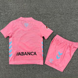2025/26 Celta Third Pink Kids Soccer Jersey