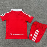 2025/26 Sevilla FC Away Red Kids Soccer Jersey
