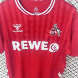 2025/26 1. FC Köln Away Red Fans Soccer Jersey