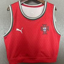 2025/26 Portugal Home Women Yoga Vest Jersey 女