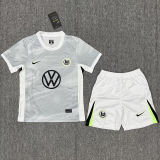 2025/26 Wolfsburg Away Kids Soccer Jersey