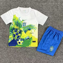 2025/26 Brazil Special Edition Kids Soccer Jersey
