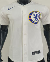 2025/26 CFC White Baseball Player Version T-Shirt  硅胶版