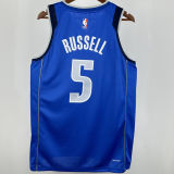 Mavericks RUSSELL #5 Blue NBA Jersey