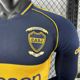 2025/26 Boca 120th Anniversary Edition Player Version Long Sleeve Jersey 有背下广告