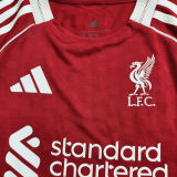 2025/26 LFC Home Red Kids Player Version Kids Jersey 球员版童装