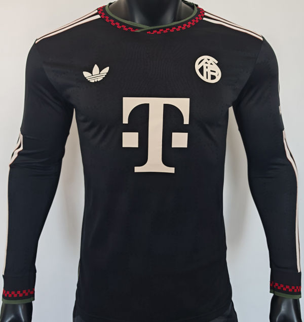 2025/26 BFC Thrid Black Player Version Long Sleeve Soccer Jersey
