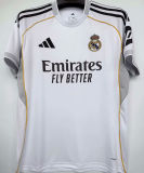 VINI JR． #7 RM Home 1:1 Quality White Fans Soccer Jersey 2025/26（UCL Font) ★★
