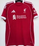 EKITIKE #22 LFC 1:1 Home Red Fans Jersey 2025/26 (UCL Font 欧冠字体 ) ★★