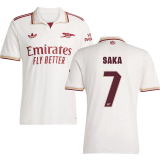 SAKA #7 ARS 1:1 Quality Third Fans Soccer Jersey 2025/26 (UCL Font 欧冠字体 ) ★★
