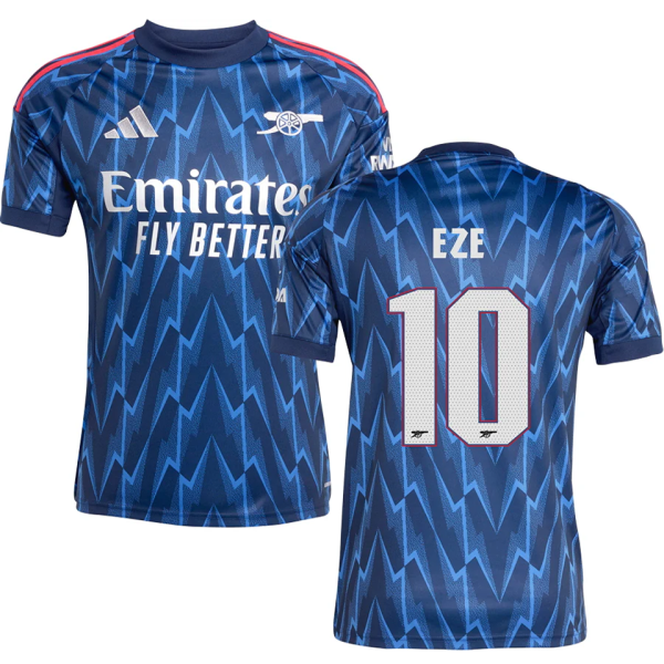 EZE #10 ARS 1:1 Quality Away Fans Soccer Jersey 2025/26 (UCL Font 欧冠字体 ) ★★