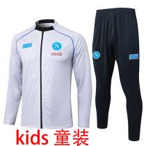 2025/26 Napoli White Kids Jacket Tracksuit