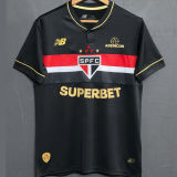 2025/26 Sao Paulo Third Black Fans Soccer Jersey