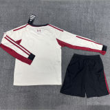 2025/26 LFC Away White Kids Long Sleeve Soccer Jersey  长袖童装