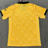 RAFA LEãO #10 AC Milan Third Yellow Fans Soccer Jersey 2025/26 ★★